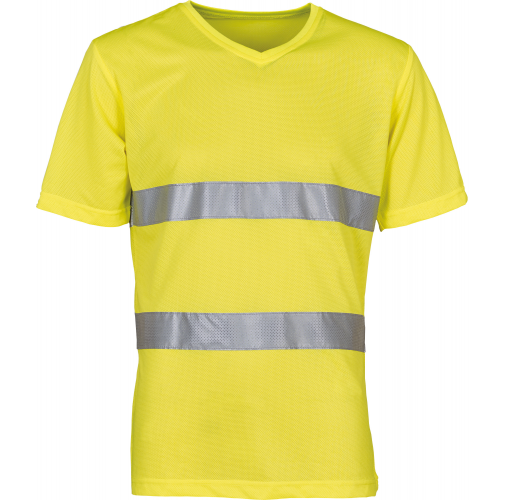 Camiseta cuello de pico Top Cool de Alta Visibilidad