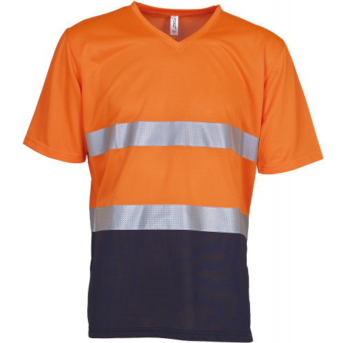 Camiseta cuello de pico Top Cool de Alta Visibilidad
