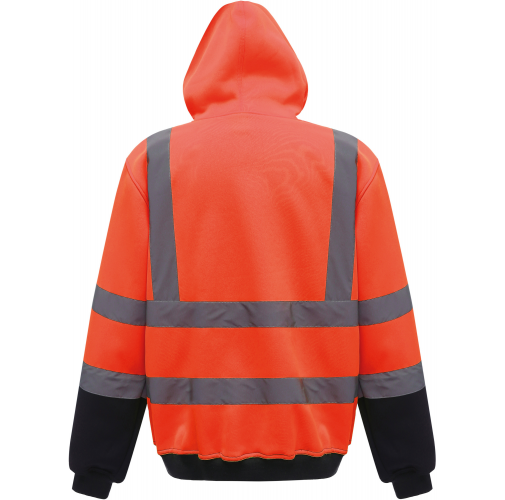 hi vis orange / navy Sudadera Alta Visibilidad capucha