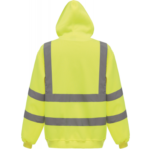 hi vis yellow Sudadera Alta Visibilidad capucha