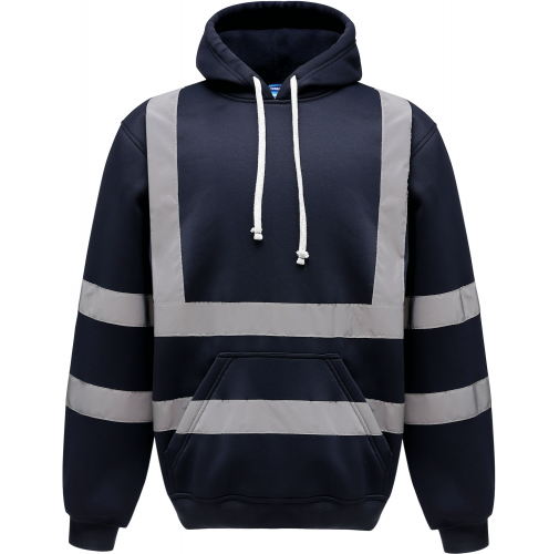navy Sudadera Alta Visibilidad capucha