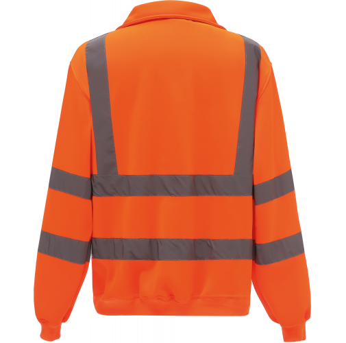 Sudadera Alta Visibilidad 1/4 cremallera