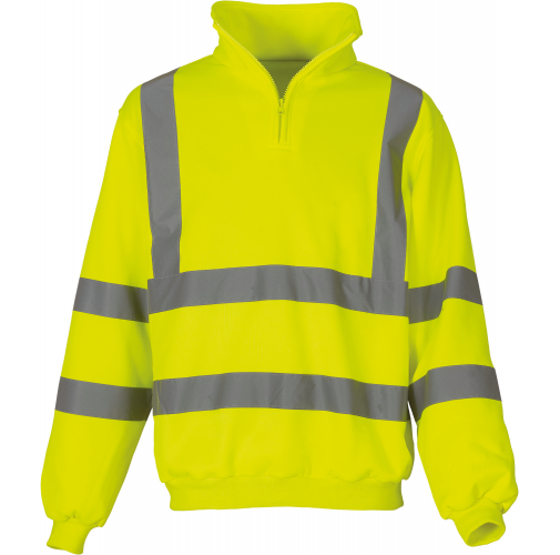 Sudadera Alta Visibilidad 1/4 cremallera
