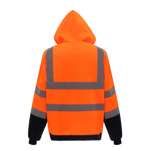 orange / navy Sudadera cremallera y capucha