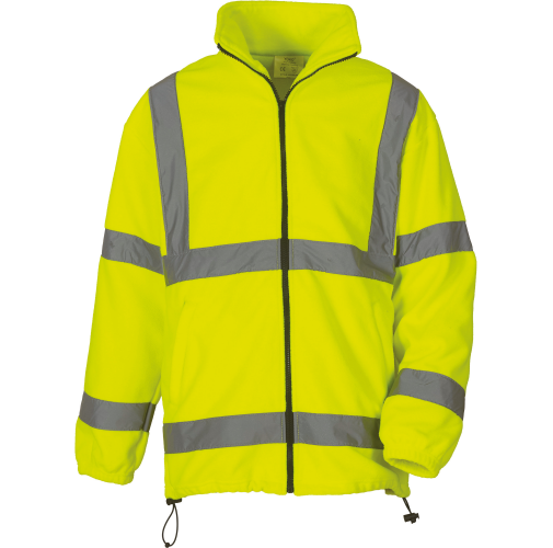 hi vis yellow Chaqueta polar de Alta Visibilidad