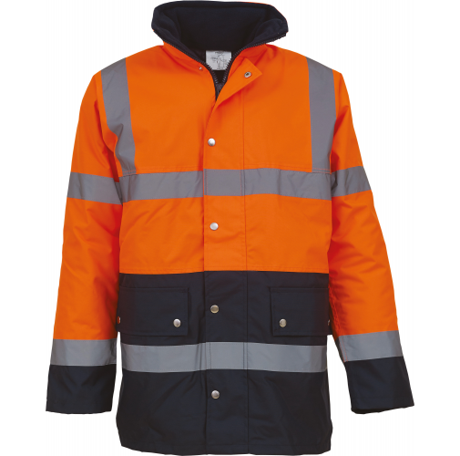 hi vis orange / navy Chaqueta de seguridad Alta Visibilidad bicolor