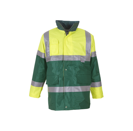 hi vis yellow / green Chaqueta Alta Visibilidad colores contrastados