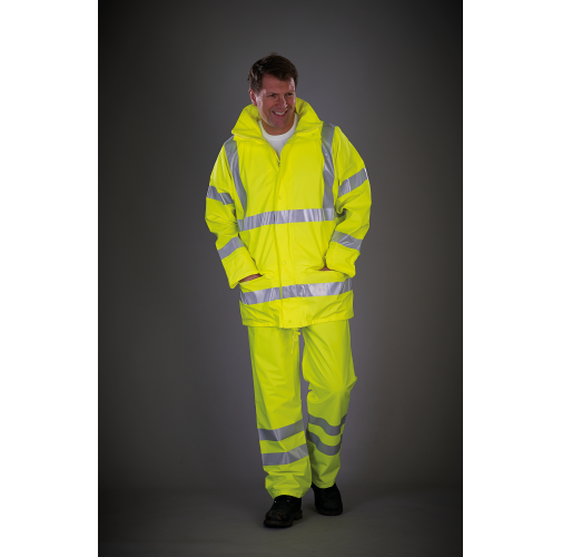 Pantalón Alta Visibilidad Soft Flex transpirable para lluvia