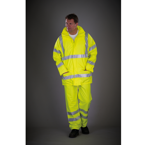 Pantalón Alta Visibilidad Soft Flex transpirable para lluvia