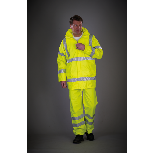 Pantalón Alta Visibilidad Soft Flex transpirable para lluvia