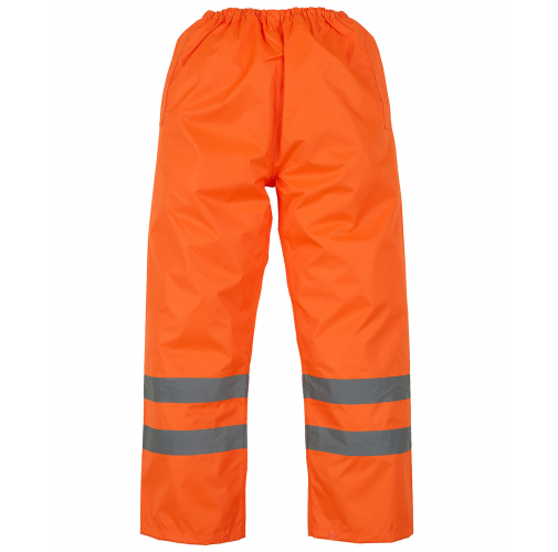 hi vis orange Pantalón Alta Visibilidad Soft Flex transpirable para lluvia