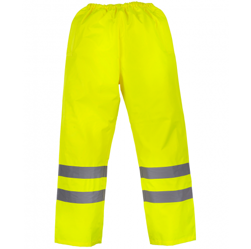 hi vis yellow Pantalón Alta Visibilidad Soft Flex transpirable para lluvia