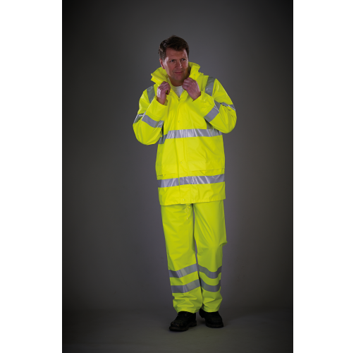Pantalón Alta Visibilidad Soft Flex transpirable para lluvia