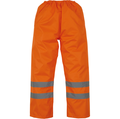 hi vis orange Sobrepantalón de Alta Visibilidad impermeable