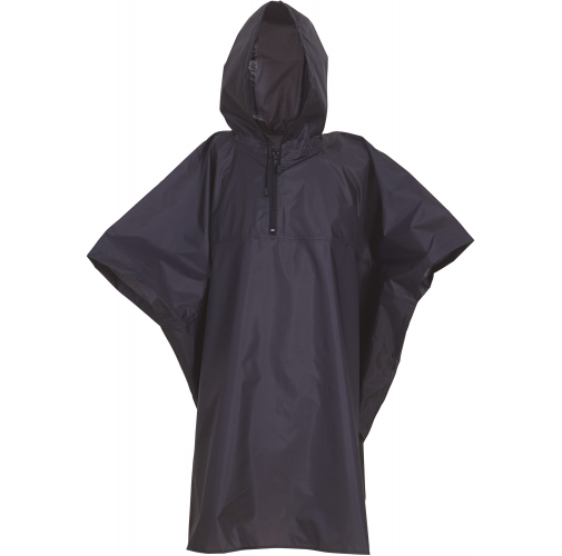 navy Poncho ligero