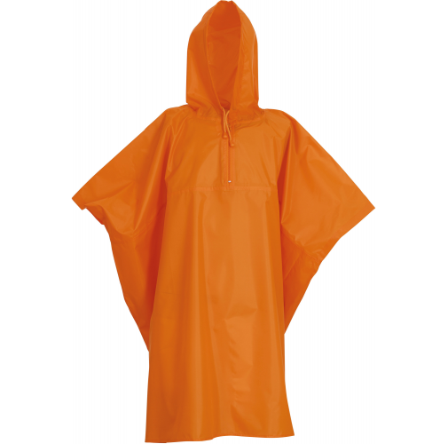 orange Poncho ligero