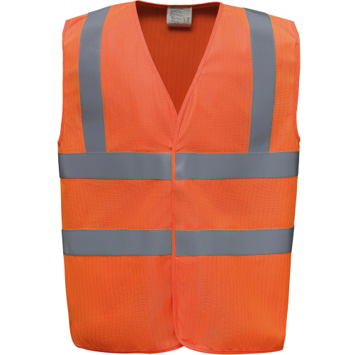 hi vis orange Chaleco Alta Visibilidad, LSF (calor y llamas) y antiestático