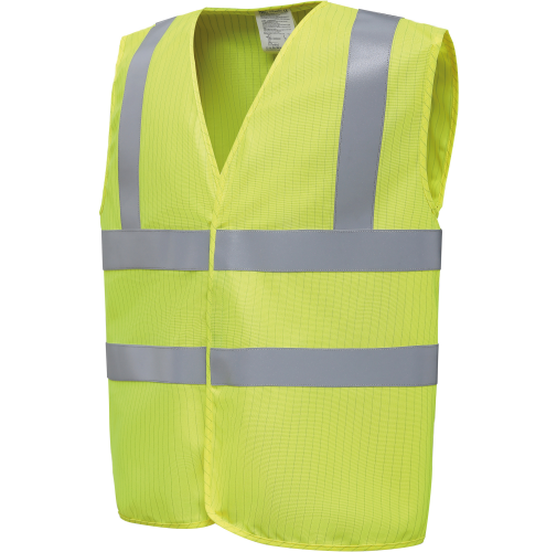 hi vis yellow Chaleco Alta Visibilidad, LSF (calor y llamas) y antiestático