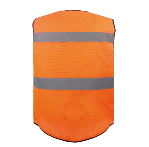 hi vis orange mesh Chaleco de Alta Visibilidad rip stop