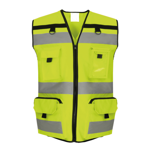 hi vis yellow Chaleco de Alta Visibilidad rip stop