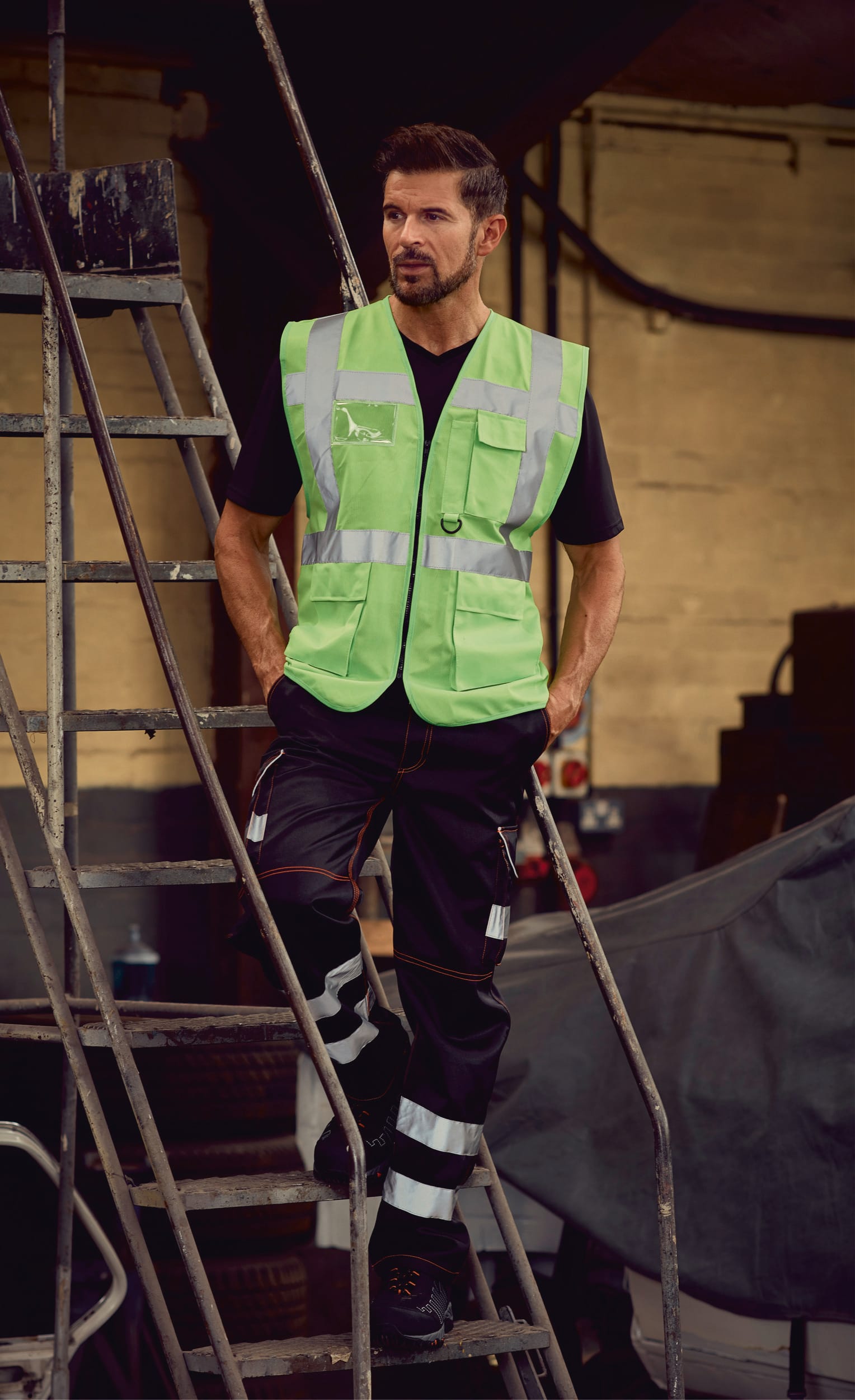 Chaleco multifunción de Alta Visibilidad