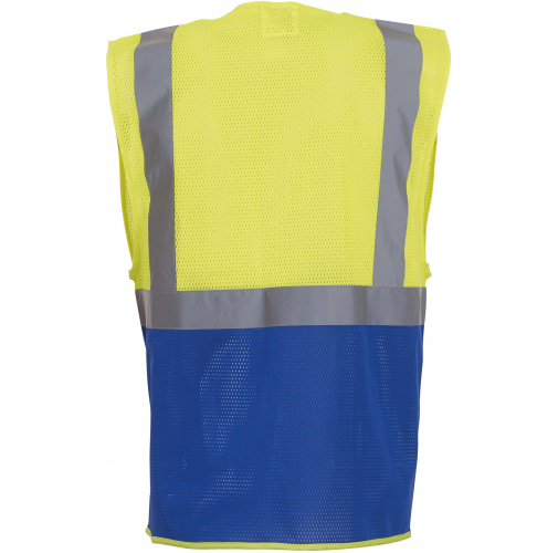 hi vis yellow / royal blue Chaleco Top Cool