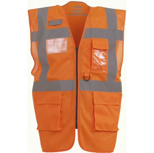 hi vis orange Chaleco Top Cool