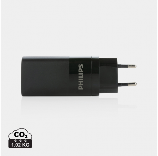 Cargador de pared USB de 3 puertos Philips de 65 W ultra ráp