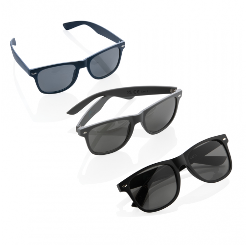 azul marino Gafas de sol de plástico reciclado GRS