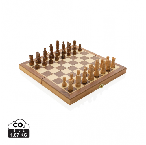 Juego de ajedrez plegable Luxury de madera