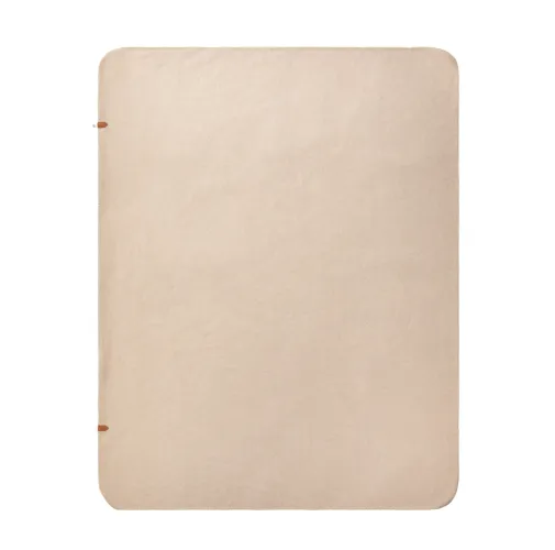 beige VINGA Manta reciclada Bilton