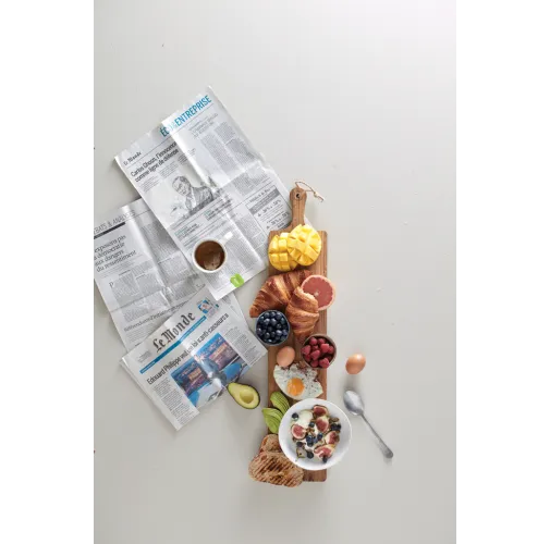 marron VINGA Tabla de servir larga Buscot