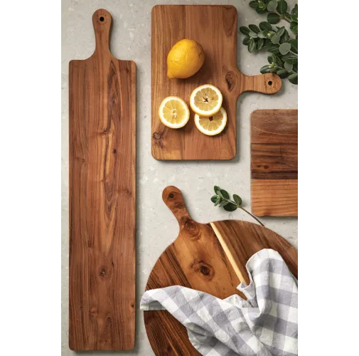 marron VINGA Tabla de servir larga Buscot