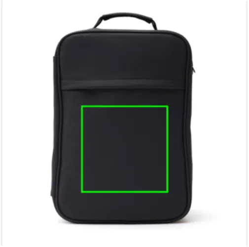 negro VINGA Mochila de viaje Baltimore