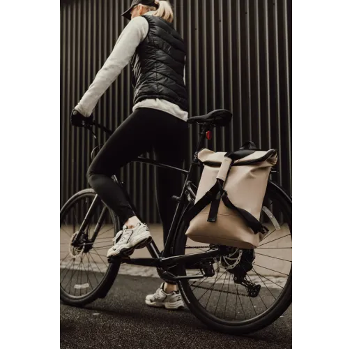 greige VINGA Mochila de bici Baltimore