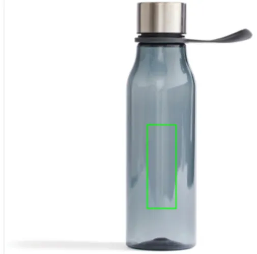 antracita VINGA Botella de agua de tritán Lean 600 ml