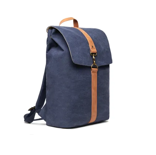 azul marino VINGA Mochila Bosler GRS lona reciclada