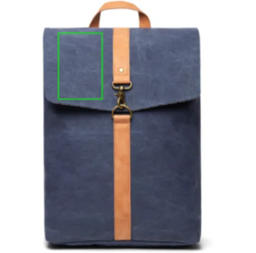 azul marino VINGA Mochila Bosler GRS lona reciclada