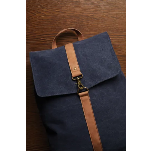 azul marino VINGA Mochila Bosler GRS lona reciclada