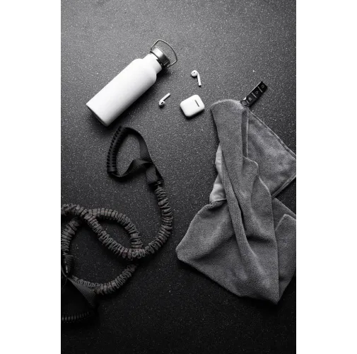 gris VINGA toalla seca activa pequeña GRS RPET