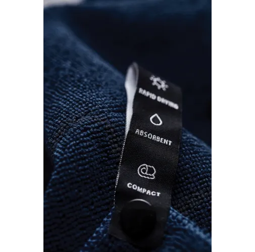 azul VINGA toalla seca activa pequeña GRS RPET