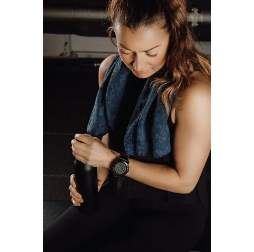 azul VINGA toalla seca activa pequeña GRS RPET