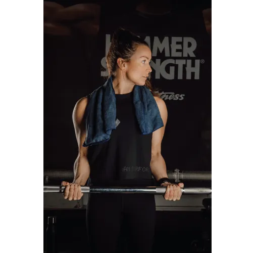 azul VINGA toalla seca activa pequeña GRS RPET