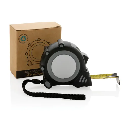Flexómetro RCS de plástico reciclado Grip 5M/19mm