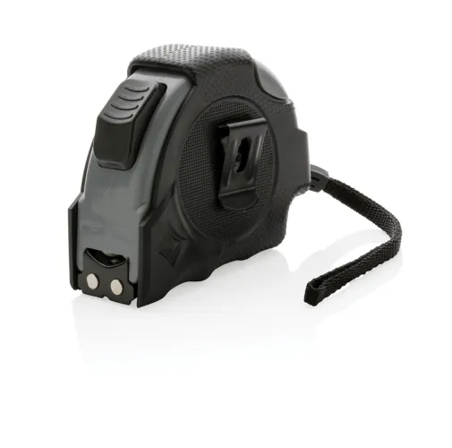 negro Flexómetro auto stop RCS plástico reciclado 8M/25mm