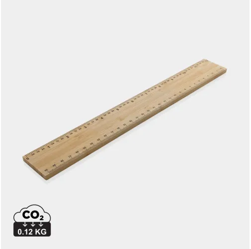 REGLA EXTRA GRUESA DE BAMBÚ DE DOBLE CARA DE 30 CM TIMBERSON