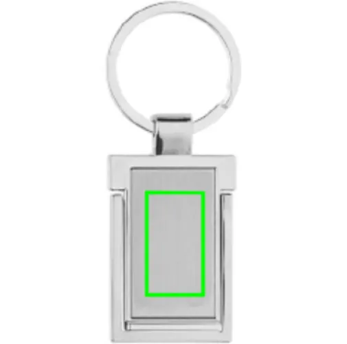 Llavero-soporte para teléfono de aleación de zinc reciclado