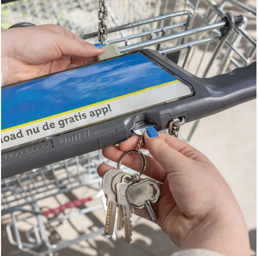 Llavero llave de radiador de aleación de zinc reciclado RCS