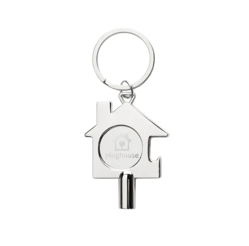 plata Llavero 3 en 1 de aleación de zinc reciclado RCS