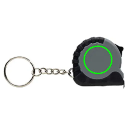 Llavero con cinta de 1m de ABS reciclado MeasureMate RCS